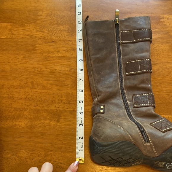 Berne Mev Tall Brown Leather Suede Boots 36 EUC - Picture 2 of 9